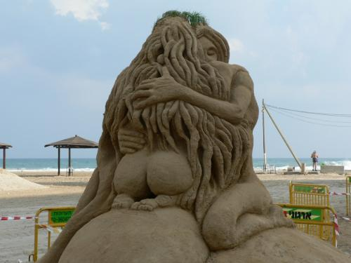 Удивительный фестиваль фигур из песка в Израиле (39 фото)
