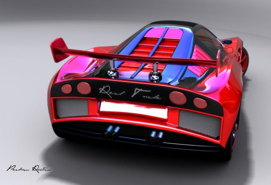 Ferrari Adonai F-800 Concept   3Dstudio Max V.9 (6 )