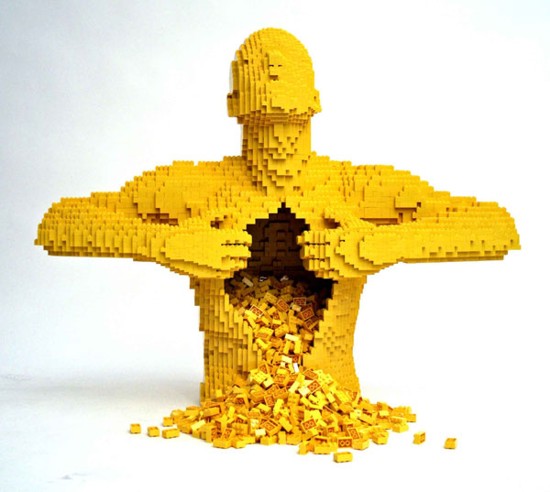 Супер-работы Lego-скульптур Натана Савая (12 фото)