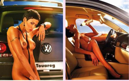 Как снималась эротическая реклама Volkswagen Touareg... (15 фото)