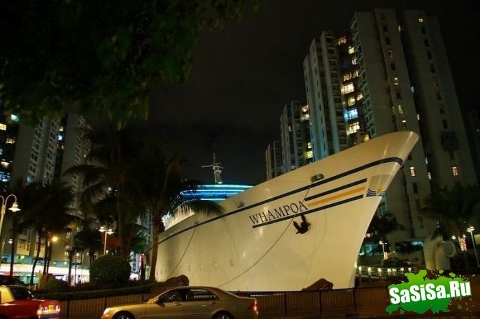 Отель-корабль в Гонконге (10 фото)