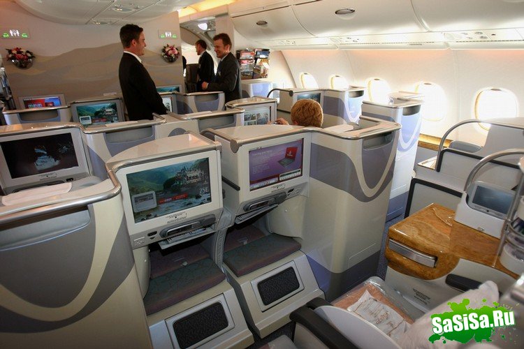 Airbus A380 снаружи и внутри - красотище! (6 фото)