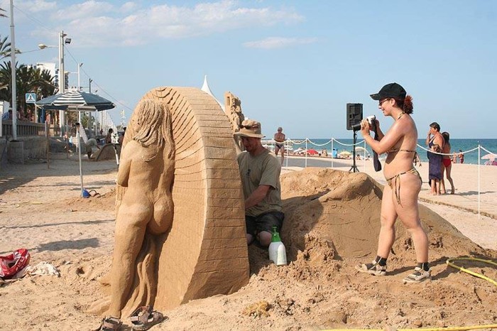 Настоящие произведения искусства из песка! (25 фото)