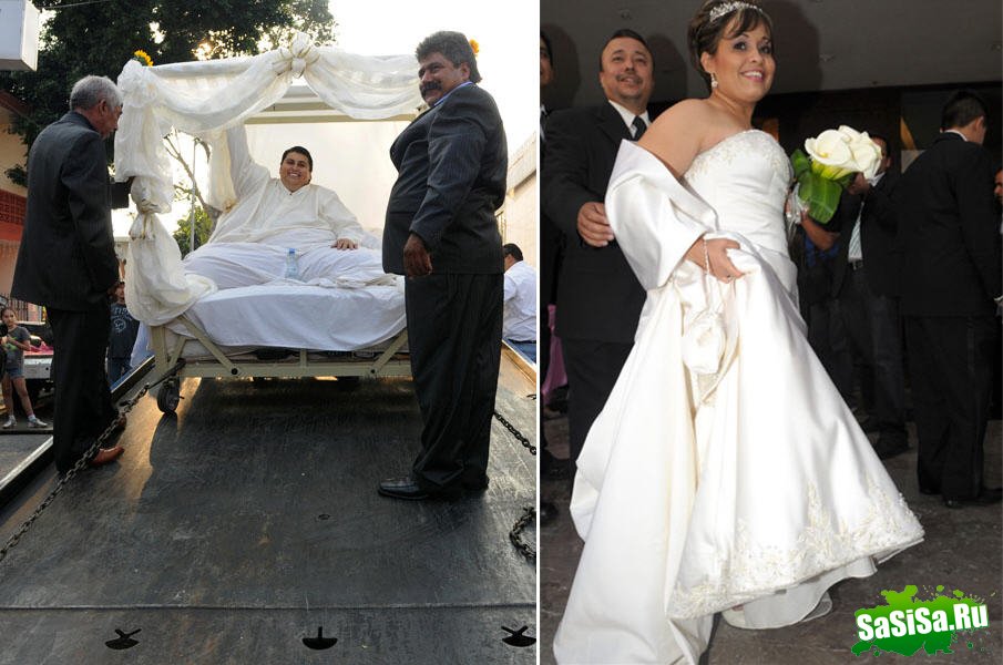 Большая необычная мексиканская свадьба (4 фото)