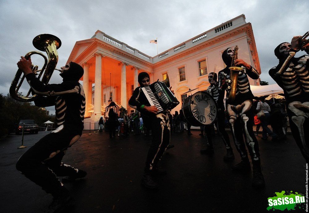 Хэллоуин в Белом Доме (8 фото)