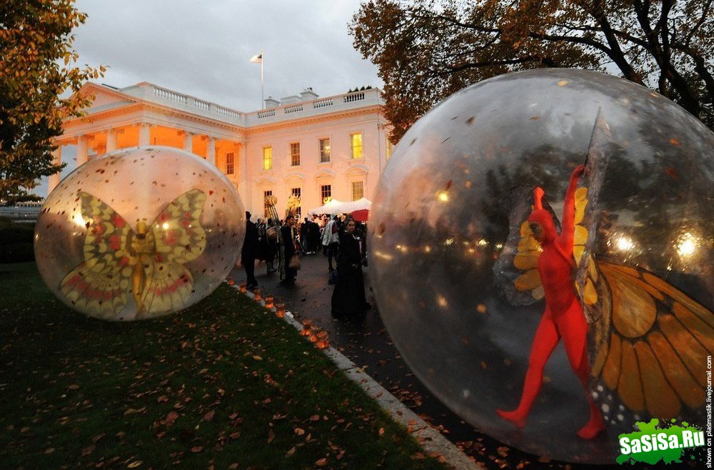 Хэллоуин в Белом Доме (8 фото)
