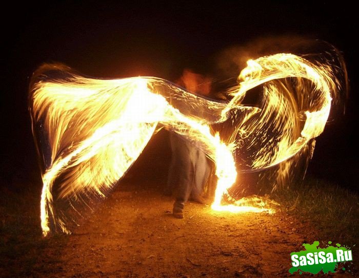 Танцы с огнем - красивое зрелище! (16 фото)