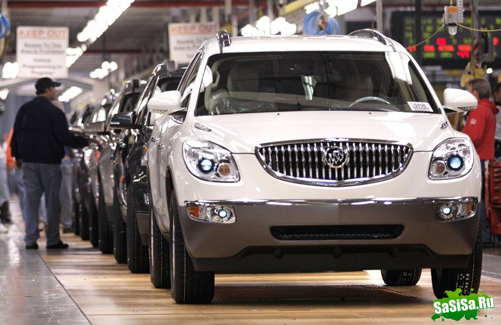 Сборка автомобилей на заводе “General Motors” (18 фото)