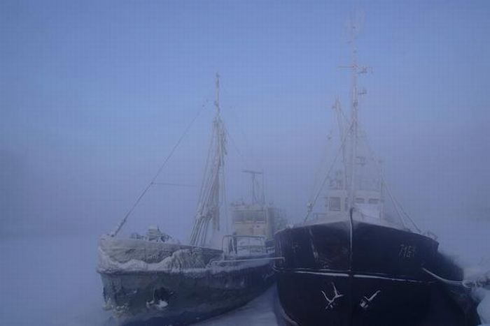 Зимовка кораблей (14 фото)