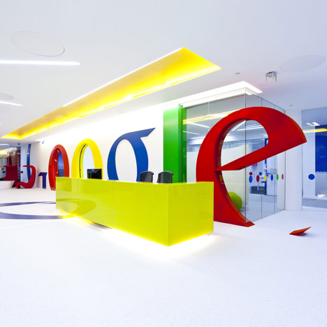 Лондонский офис Google (9 фото)
