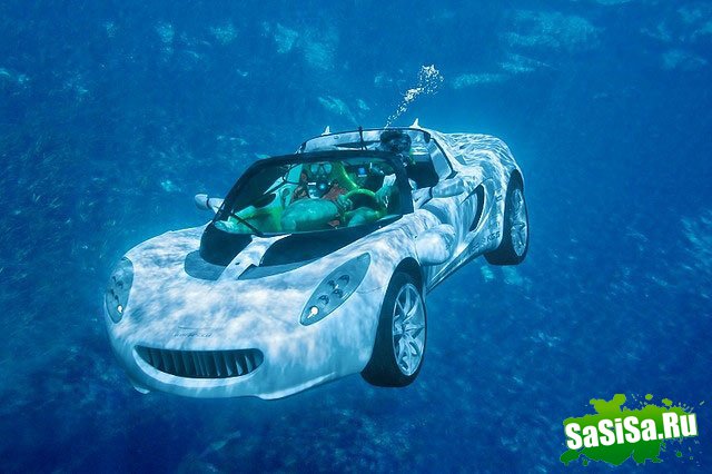 Squba - подводный кабриолет (10 фото)