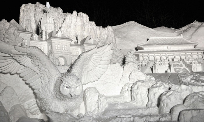 Фестиваль снежных скульптур в Саппоро (12 фото)