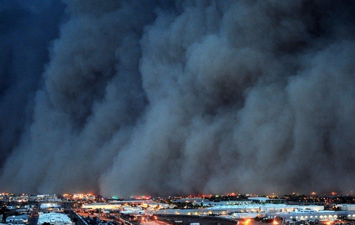 Пылевая буря в Аризоне (8 фото)