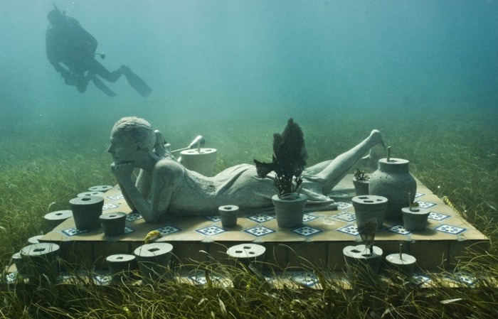 Парк подводных скульптур Тейлора (14 фото)
