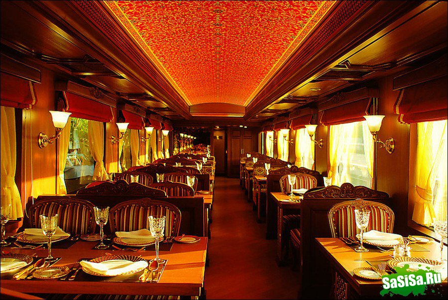 Самый роскошный поезд Индии (27 фото)