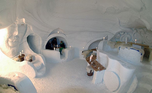 Сеть снежных отелей Iglu-Dorf (21 фото)