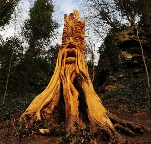 Скульптуры из деревьев (5 фото)