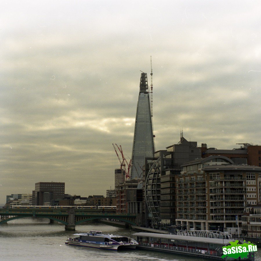 Строительство небоскреба Shard London Bridge (15 фото)