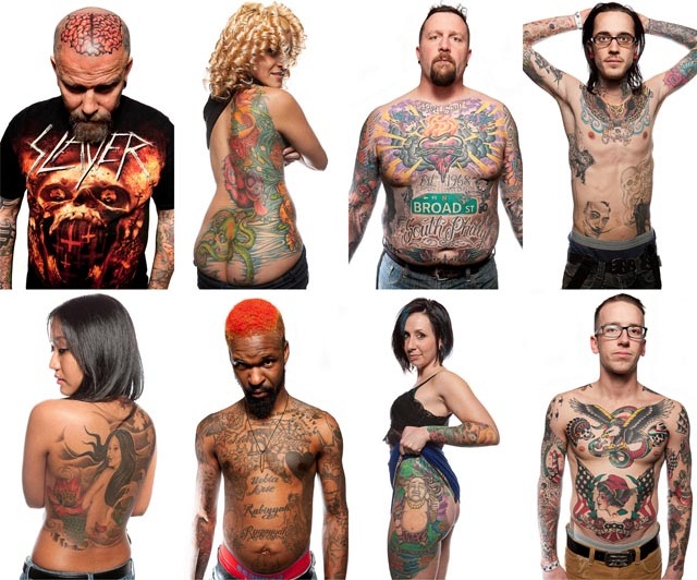 Люди с фестиваля татуировок в Филадельфии (20 фото)