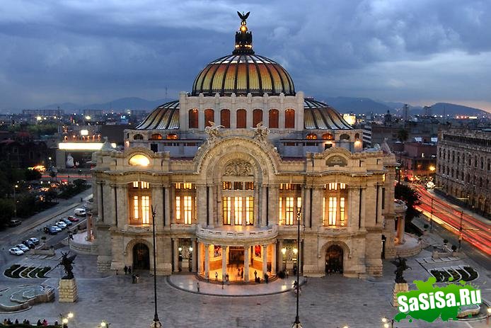 Дворец изящных искусств в Мехико (8 фото)
