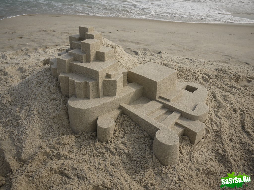 Геометрия на песке (12 фото)