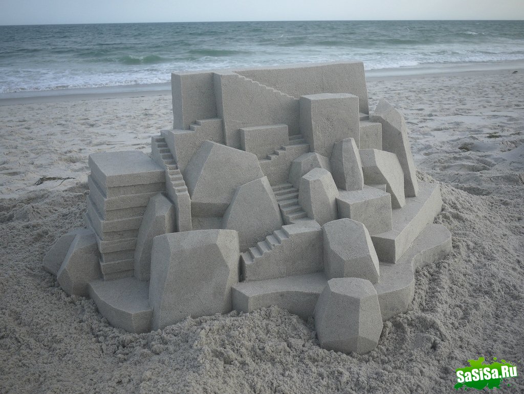 Геометрия на песке (12 фото)