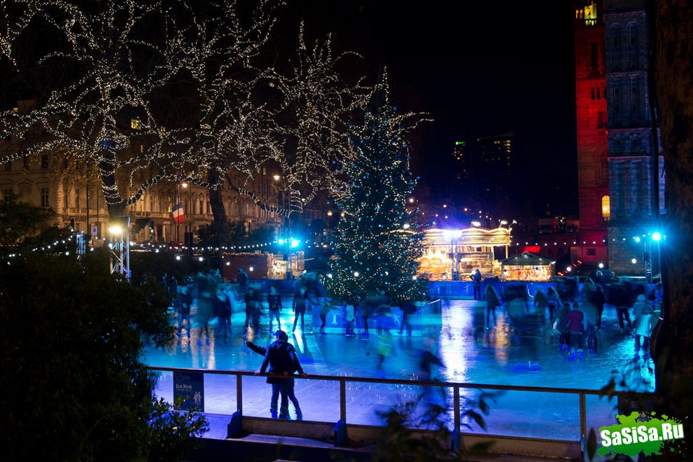 Рождественская атмосфера европейских городов (11 фото)