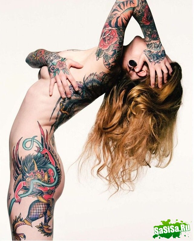 Как вы относитесь к татуировкам на женском теле? (18 фото)