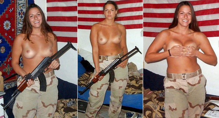 Секси-девушки в армии (16 фото + Видео) 