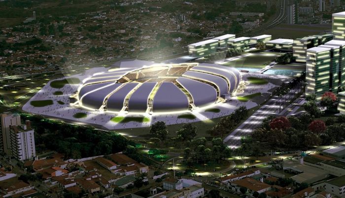 Стадион-цветок Arena das Dunas к Чемпионату Мира по футболу в Бразилии (9 фото)