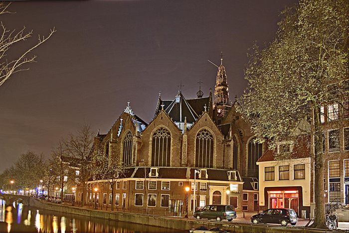 Амстердам ночью (25 фото)