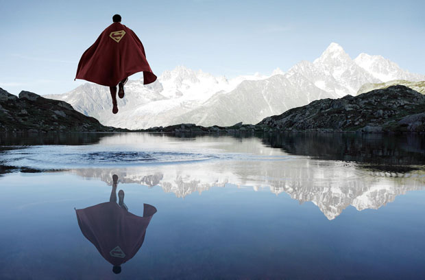 Супергерои в изумительно красивых местах (19 фото)