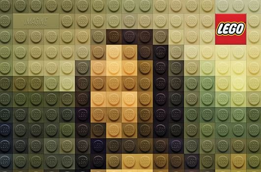 Шедевры искусства из Лего (6 фото)