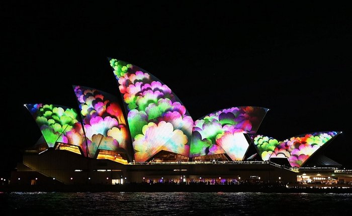 Фестиваль света в Сиднее (15 фото и видео)