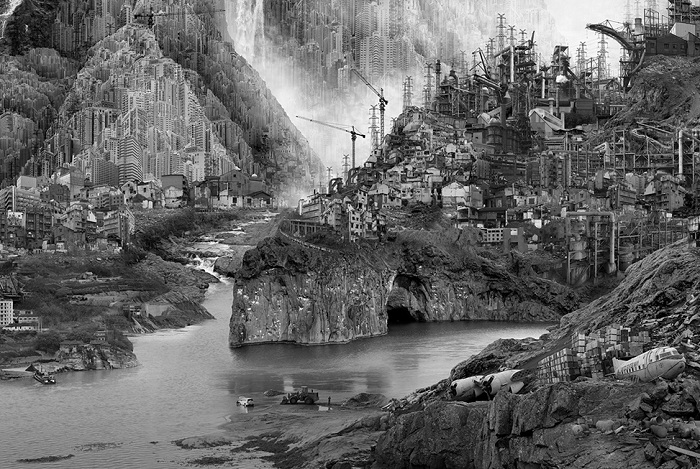 Футуристичный мир Янга Янглиня (7 фото)