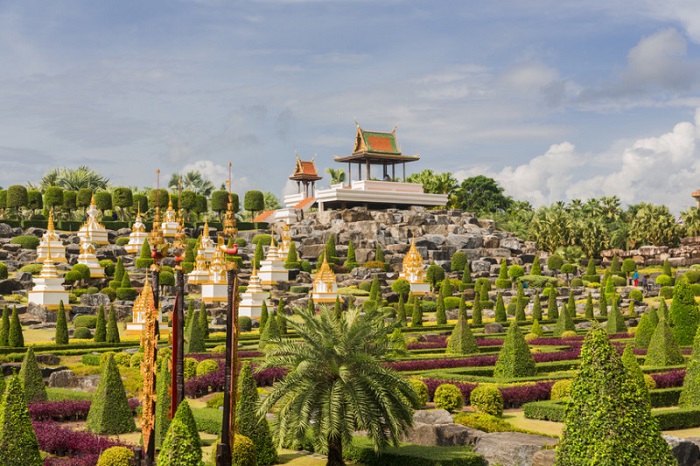 Тропический парк Нонг Нуч в Тайланде (13 фото)