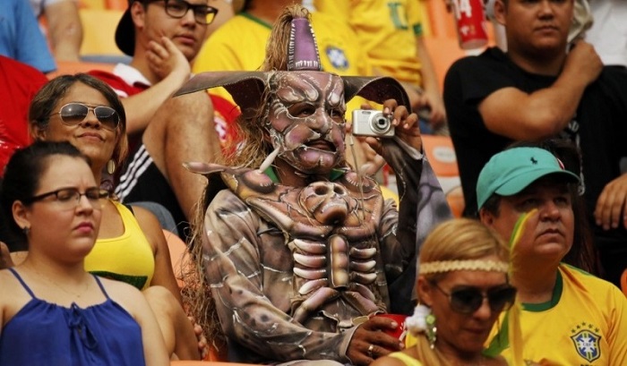 Самые яркие фанаты на ЧМ-2014 в Бразилии (30 фото)