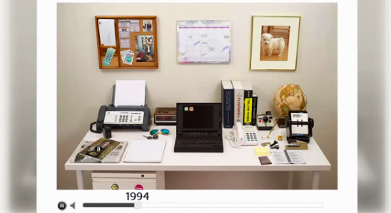 Как изменился рабочий стол за 34 года (видео под катом)
