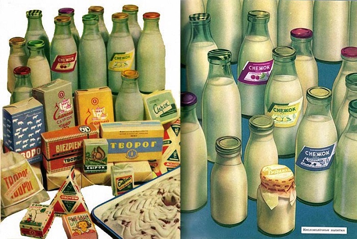 По волнам нашей памяти: Молоко и молочные продукты СССР (22 фото)