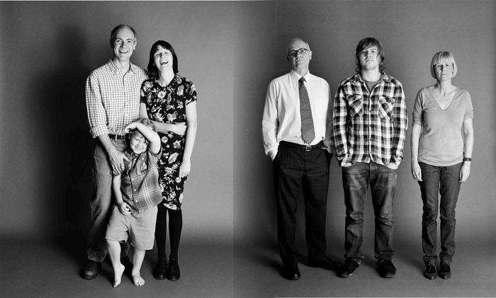 Как изменялась семья на протяжении 17 лет (19 фото)