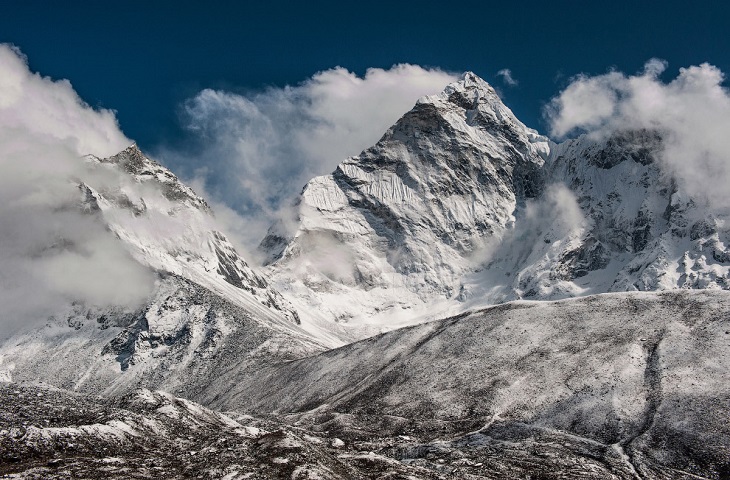 Гималаи с 7-километровой высоты (4 фото + видео)