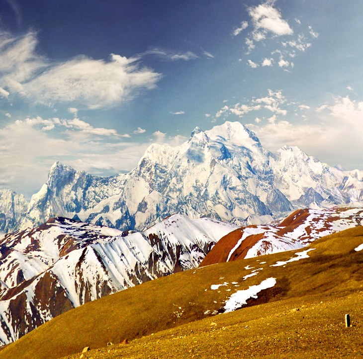 Гималаи с 7-километровой высоты (4 фото + видео)
