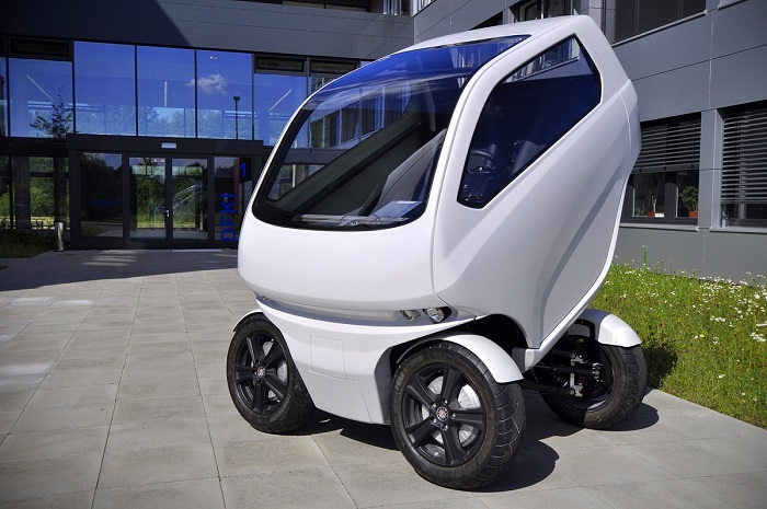 Автомобиль EO2: будущее городского автомобиля (2 видео)