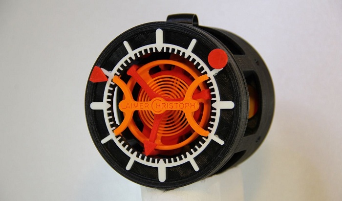 Первые карманные часы, распечатанные на 3D-принтере (2 фото + видео)