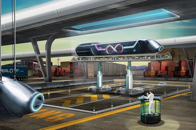 В Неваде прошли первые испытания Hyperloop (2 фото + видео)