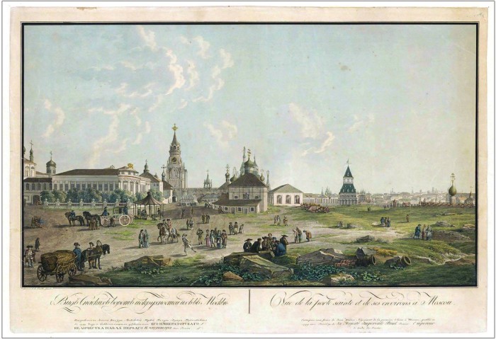 20 гравюр, на которых изображена Москва, какой она была 200 лет назад до большого пожара