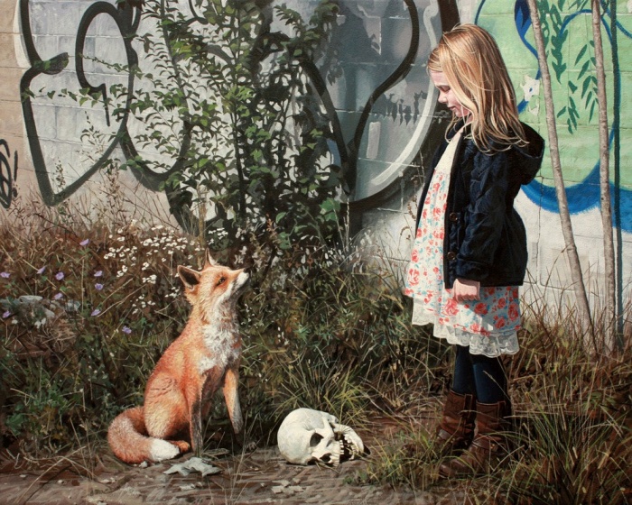 Трогательные рисунки детей и животных от Кевина Питерсона (14 фото)