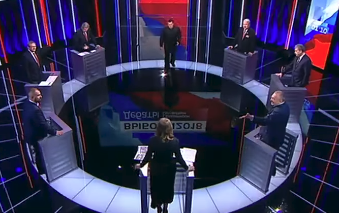Собчак и Жириновский схлестнулись на теледебатах (видео под катом)